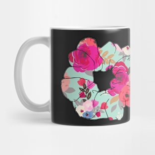 Floral Scrunchie Mug